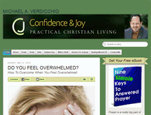 Tablet Screenshot of confidenceandjoy.com